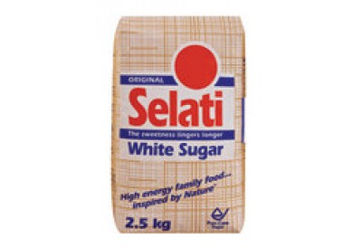 Selati Sugar White 2.5kg X 10 Units
